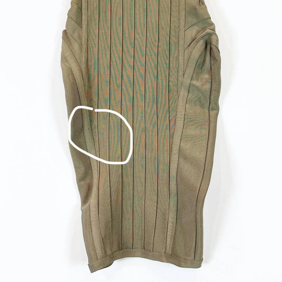 House Of CB Olive Bandage Midi Dress - Picture 4 of 11